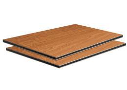 wooden aluminium composite panel