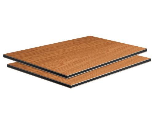 wooden aluminium composite panel