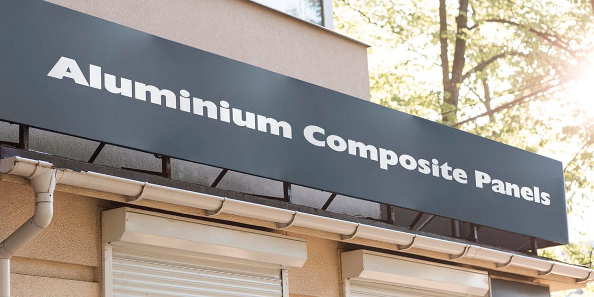 aluminium composite panel signage