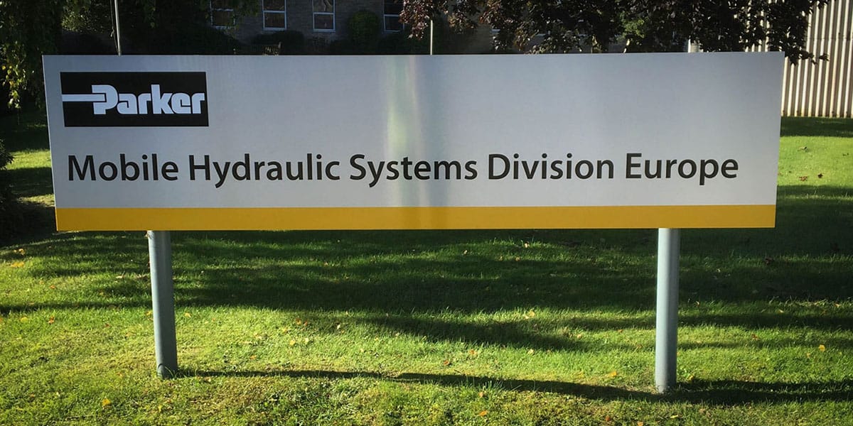 aluminum composite panel signage