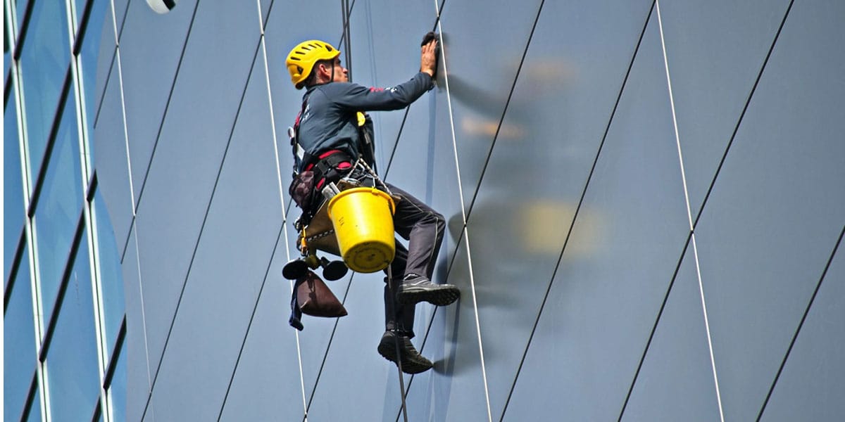 aluminium composite panel cladding cleaning