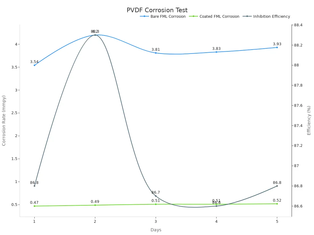 PVDF Corrosion Test