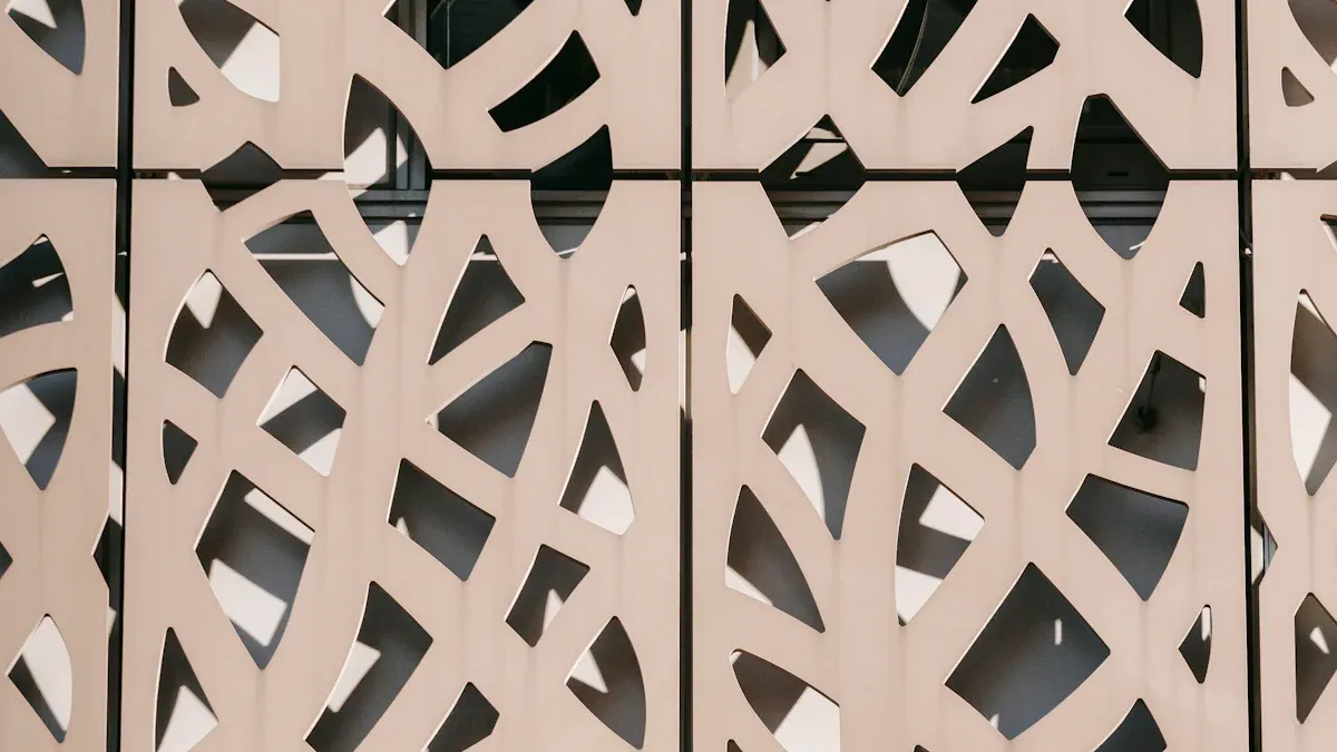 Perforated aluminum composite panel