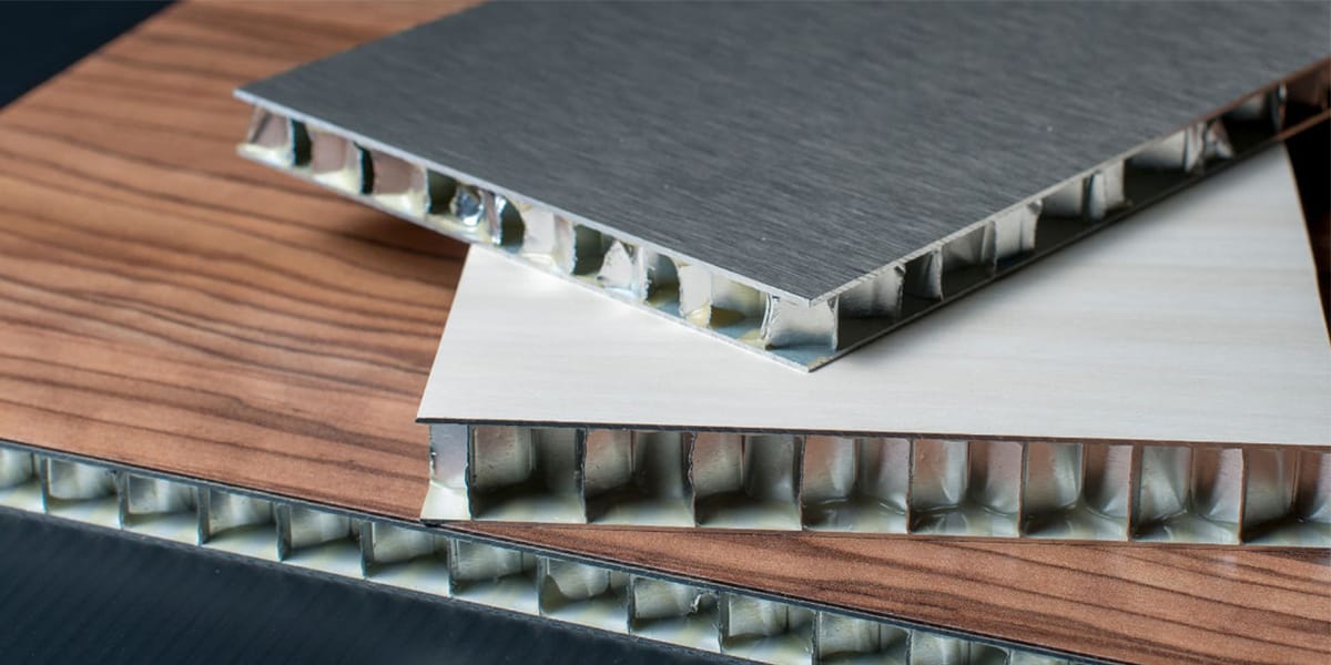 Aluminium honeycomb panels