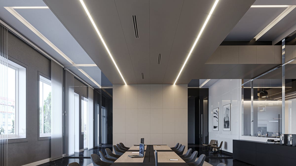 Flat ACP Sheet Ceiling