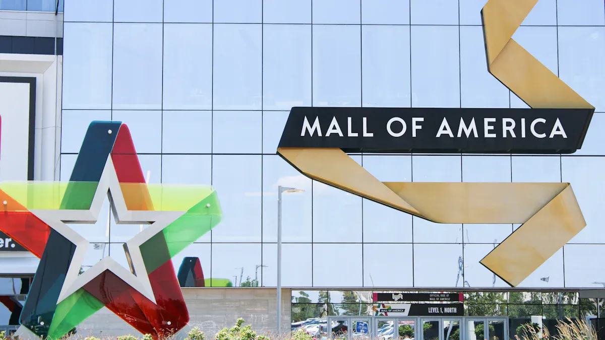 ACP Panels Signage for Shopping Malls