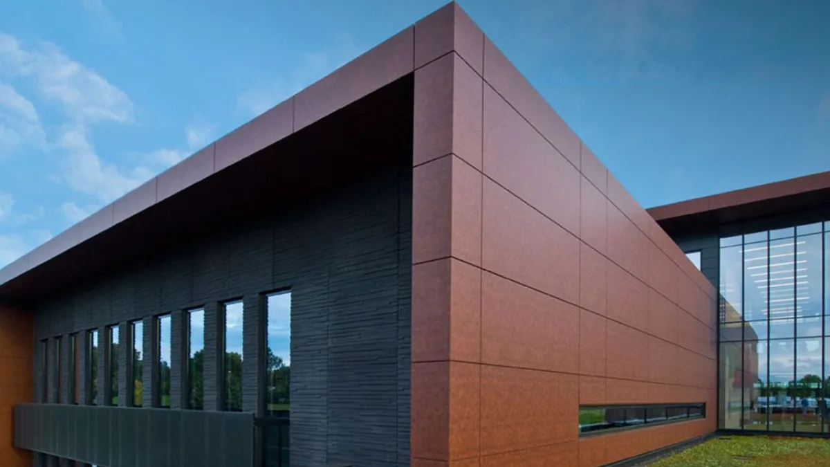 Aluminium-Verbundplatten mit Holzoptik