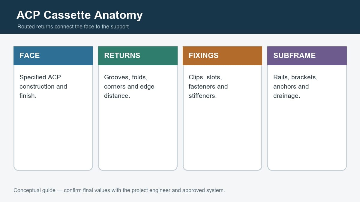 Conceptual anatomy of an ACP cassette system