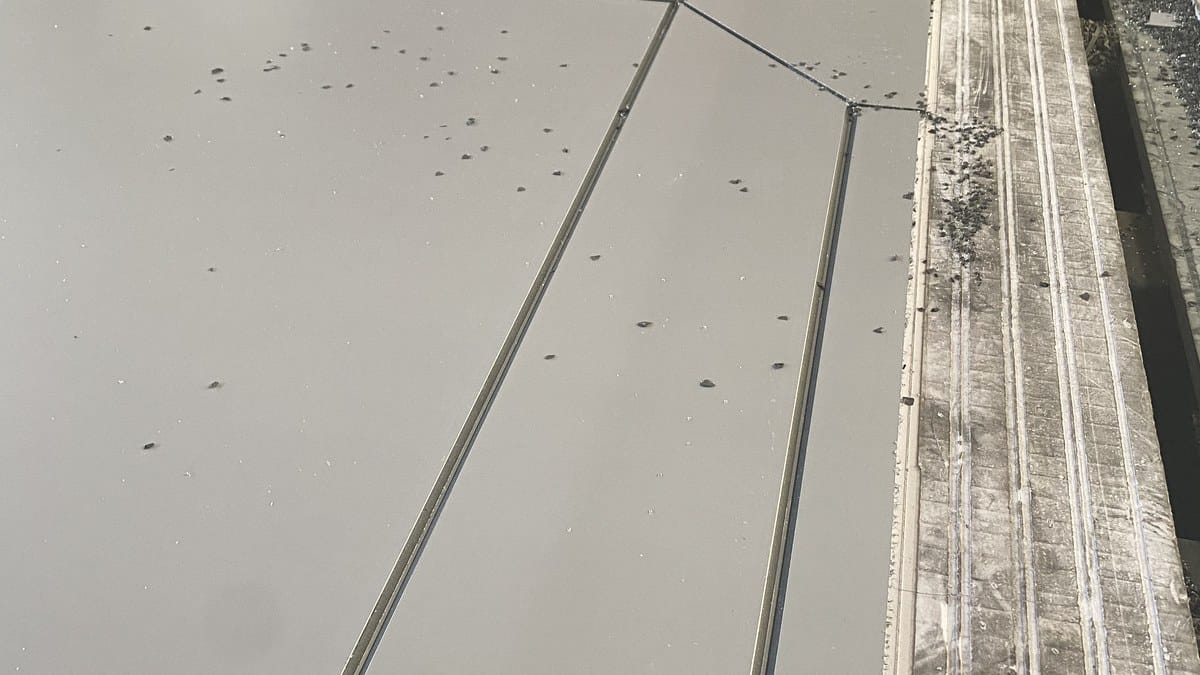 Alcadex fabricated ACP panel parts with joint lines and locating holes