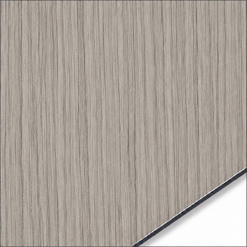 QSJ-0006 Light Grey Wood Finish ACP Panel