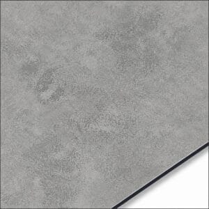 QSJ-0059 aluminium composite panel sample showing a grey marble-effect finish with soft cloudy mottling