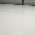 Alcadex aluminum composite panel surface under factory lighting