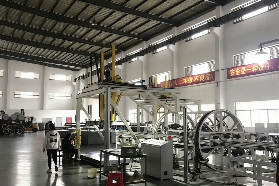 ACP production line inside the factory